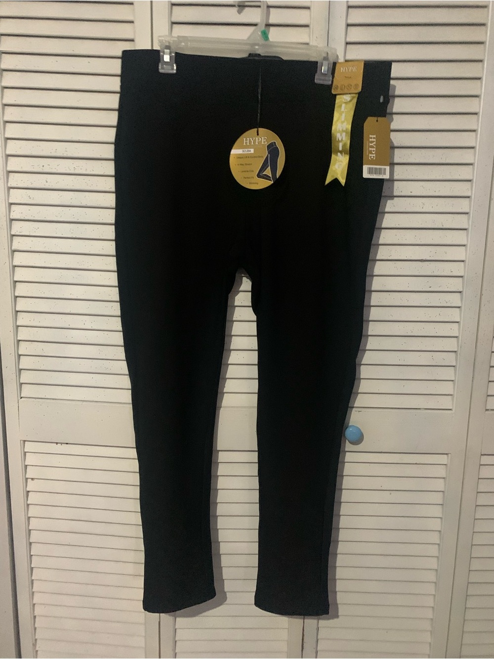 Hype Scuba Compression Style Slimming Leggings Lift & Control